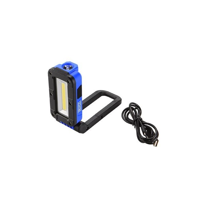 Linterna Recargable Bifocal Plegable 5W Cob Ip54 ALYCO