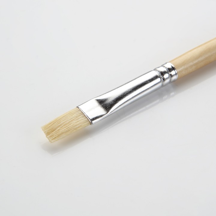Pincel plano mango de madera ALYCO