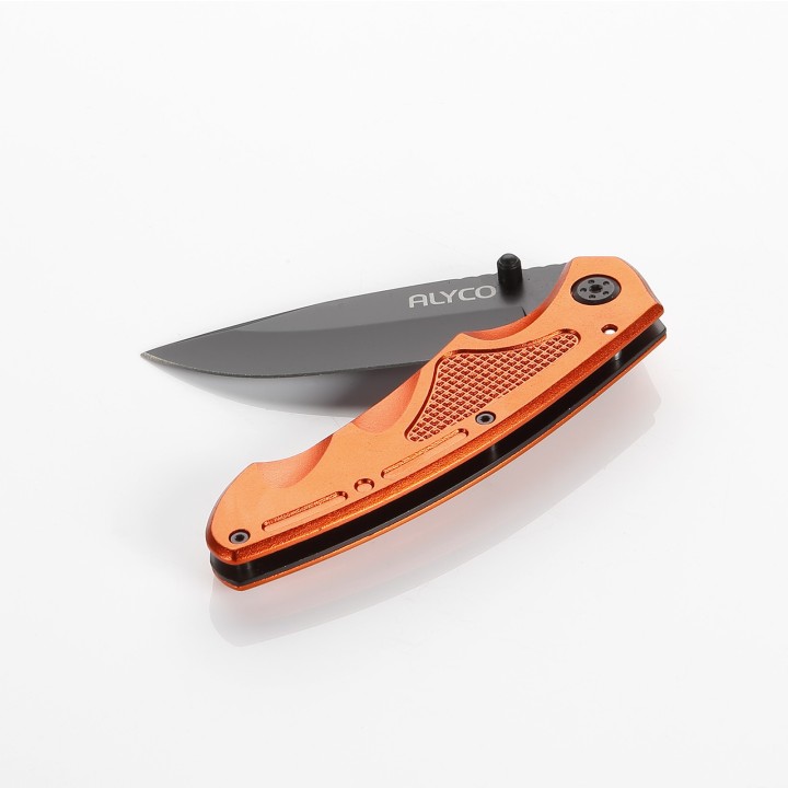 Navaja Inoxidable De Mango De Aluminio ALYCO ORANGE