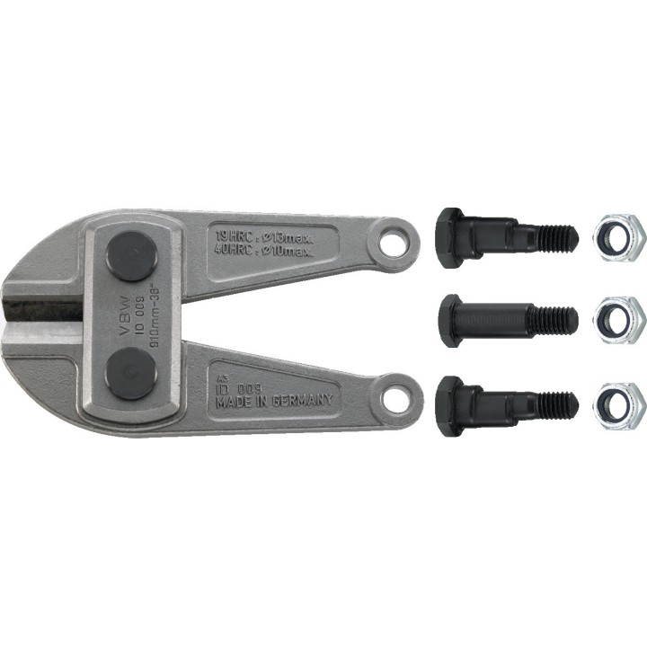 Cabezales de corte con tornillos