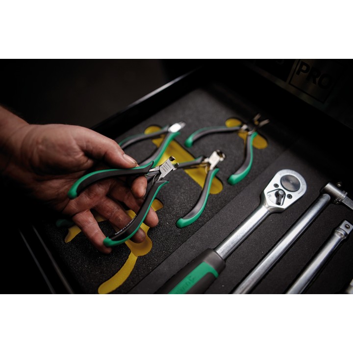 Juego de alicates para electrónica