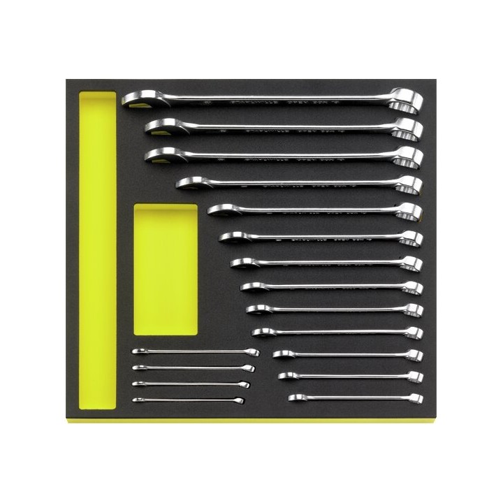 17 llaves combinadas en bandeja TCS