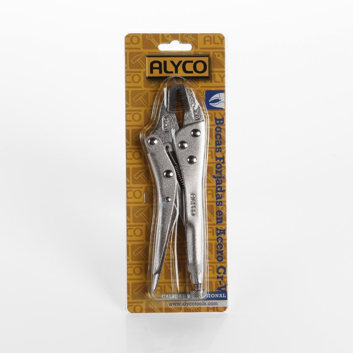 Tenaza Grip Con Bocas Rectas ALYCO