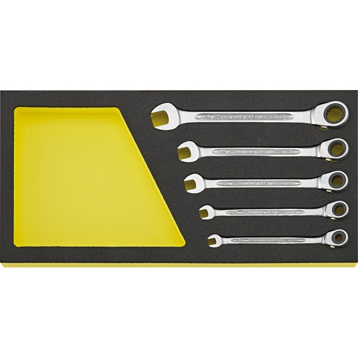 Juego de llaves combinadas de carraca