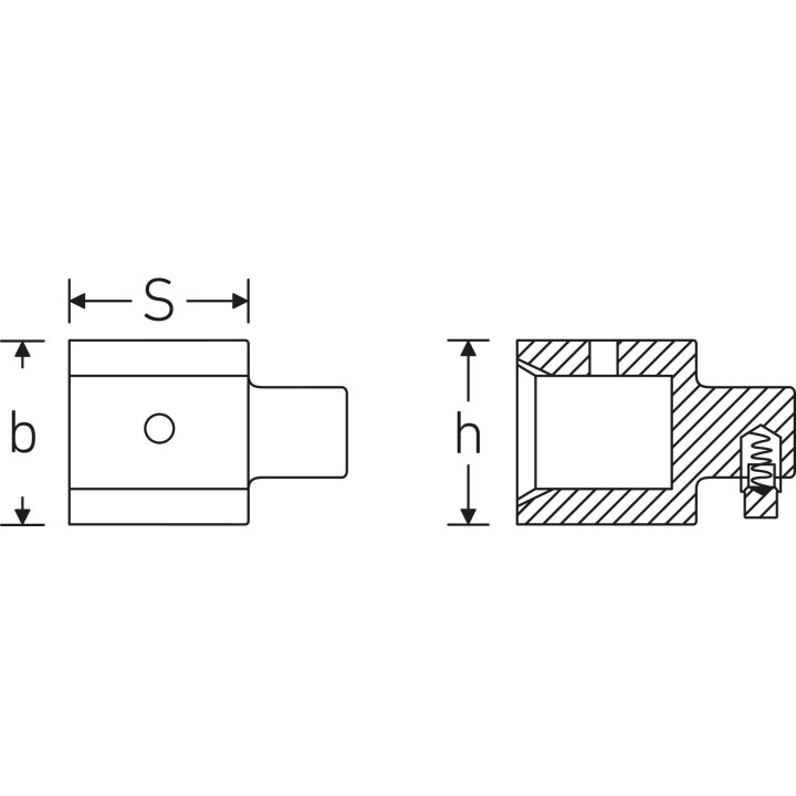 Adaptador insertable