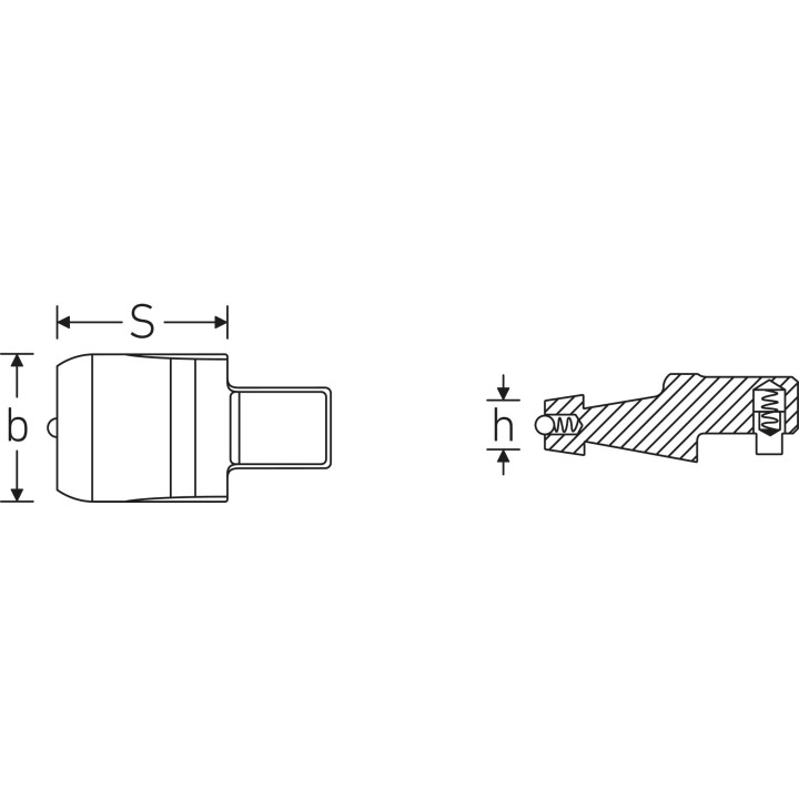 Adaptador insertable