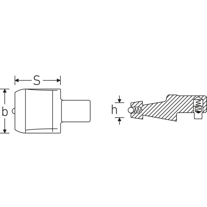Adaptador insertable