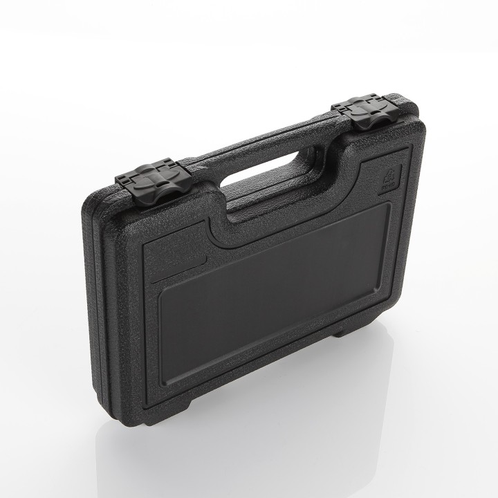 Juego de prensaterminales con 7 cabezas intercambiables, llave allen