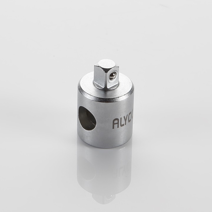 Adaptador para llaves de vaso con agujero pasante para mango en T, 3/8